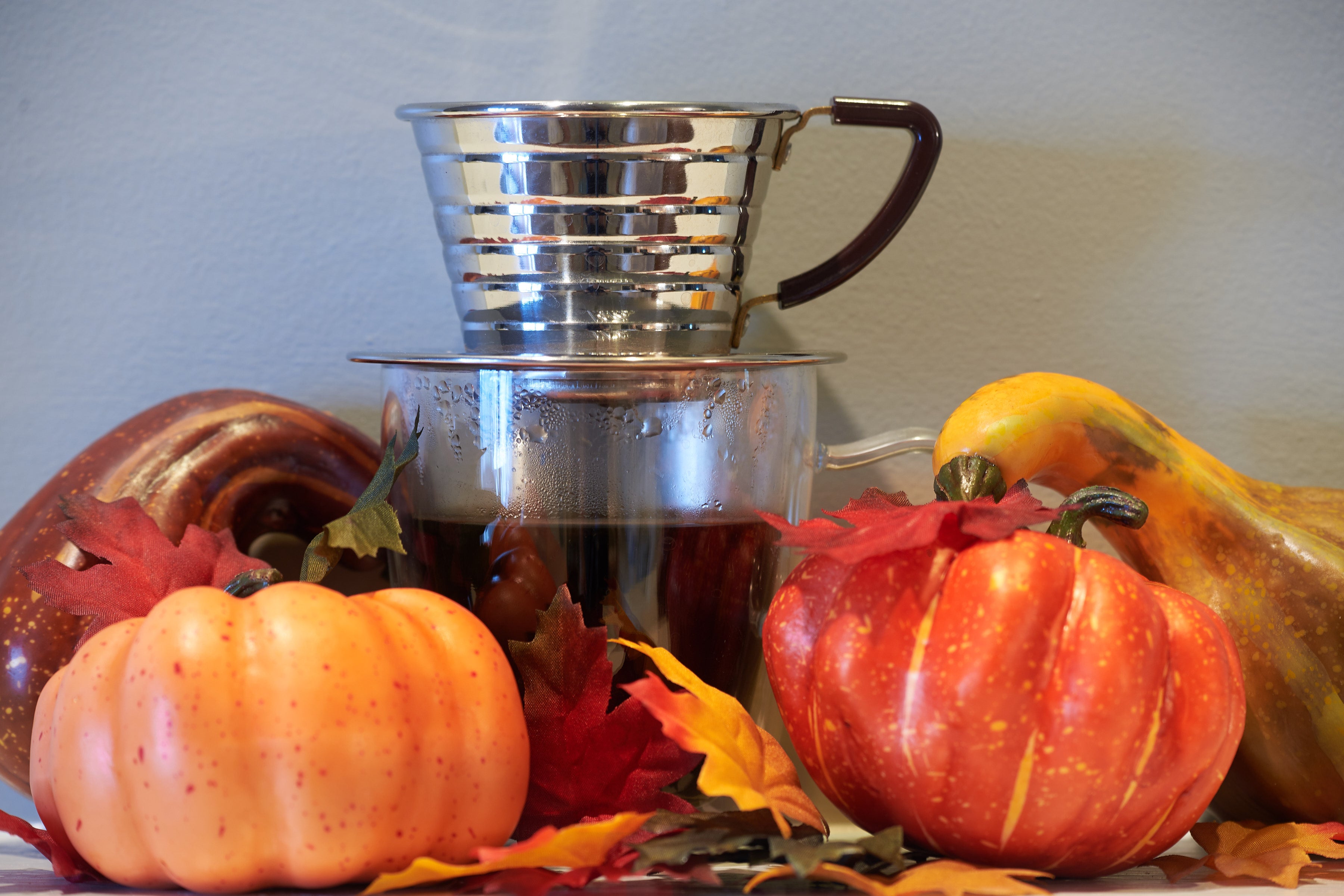 Pumpkins and Pour Over Coffee